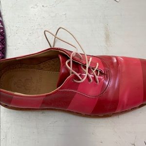 Angela Scott funky clog shoes